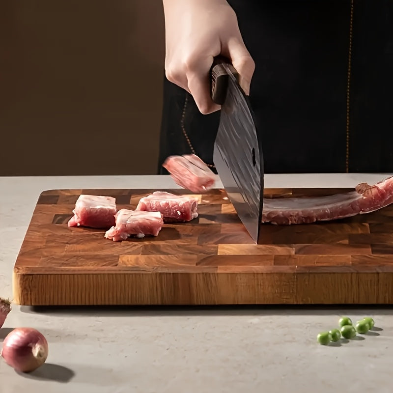 3pcs Set - High Quality Wooden Cutting Board Set, Safe And Harmless, Durable Wooden Blocks, Suitable For Meat, Cheese, Bread, Vegetables, Fruits, Ideal Kitchen Utensils, Perfect Family Gifts, Suitable For Home And Dormitory Use