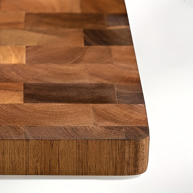 3pcs Set - High Quality Wooden Cutting Board Set, Safe And Harmless, Durable Wooden Blocks, Suitable For Meat, Cheese, Bread, Vegetables, Fruits, Ideal Kitchen Utensils, Perfect Family Gifts, Suitable For Home And Dormitory Use